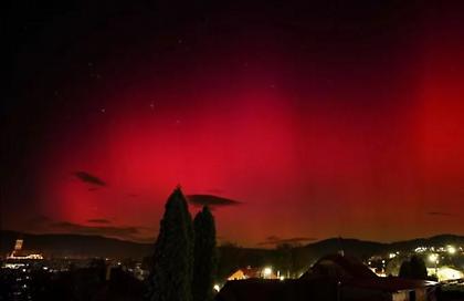 Το Βόρειο Σέλας έγινε ορατό στις Σέρρες- Δείτε φωτογραφίες από το σπάνιο φαινόμενο