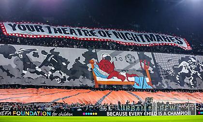 Το επιβλητικό και... προφητικό coreo των οπαδών της Κοπεγχάγης στο ματς με τη Μάντσεστερ Γιουνάιτεντ