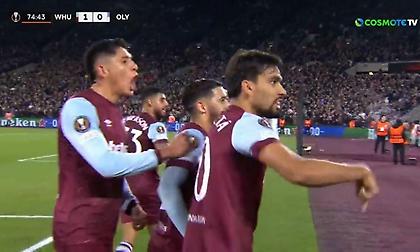 Τιμώρησε την αδράνεια του Ολυμπιακού ο Πακετά για το 1-0 της Γουέστ Χαμ