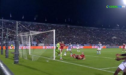 Άγγιξε δυο φορές την ανατροπή αλλά σημάδεψε... δοκάρι ο ΠΑΟΚ!