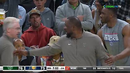 Αποβλήθηκε με δύο τεχνικές ποινές ο προπονητής των Μπακς