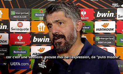 Η «γαλλική» ατάκα του Γκατούζο μετά τη νίκη επί της ΑΕΚ: «Έχουμε και γ@@ώ τις ομάδες»