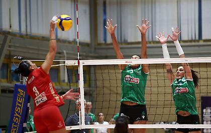To ντέρμπι της Volley League γυναικών: Παναθηναϊκός-Ολυμπιακός (2-2 σετ)