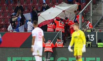 Οπαδός της Χόφενχαϊμ χτυπήθηκε από πυροτεχνήματα στο ματς με την Άουγκσμπουργκ!