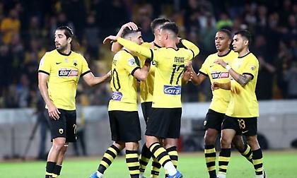 Tα πρώτα γκολ Λιβάι, Αραούχο, Μάνταλου στο πρωτάθλημα και όλες οι φάσεις από την τριάρα της ΑΕΚ στη Λαμία