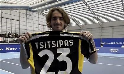 Δώρισε φανέλα της στον Τσιτσιπά η Γιουβέντους!