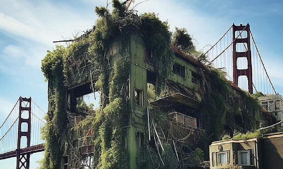 Εγκαταλελειμμένη Αμερική: Η τεχνητή νοημοσύνη αποκαλύπτει πώς θα έμοιαζαν πόλεις των ΗΠΑ μετά από 100 χρόνια αν ερήμωναν