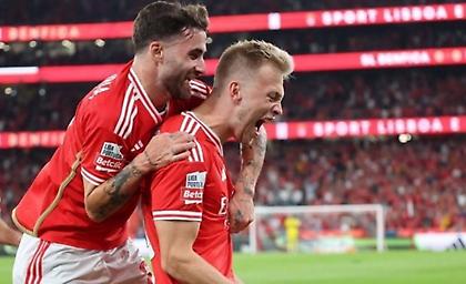 Μυθική ανατροπή με δύο γκολ μετά το 90'+4' για την Μπενφίκα κόντρα στη Σπόρτινγκ!
