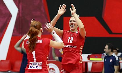 «Σφράγισε» την πρόκριση στους «16» του Challenge Cup με περίπατο κόντρα στην Κάουνας ο Ολυμπιακός