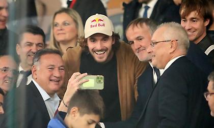 Στην «Opap Arena» για να δει την Εθνική ο Τσιτσιπάς