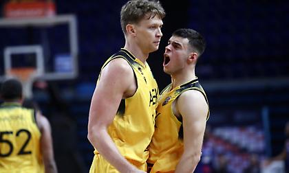 Τα highlights από τη νίκη της ΑΕΚ Betsson BC επί της Στσέτσιν
