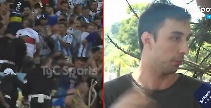 Αργεντινός που τραυματίστηκε στο Μαρακανά: «Οι αστυνομικοί έβγαζαν selfie με τους χτυπημένους για να… καυχιούνται»