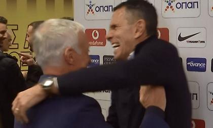 Η αγκαλιά Πογέτ-Ντεσάν ενώ έκανε δηλώσεις ο Ουρουγουανός: «Μου είπε ότι κάνω τα πάντα για να μη βρεθώ απέναντί του»