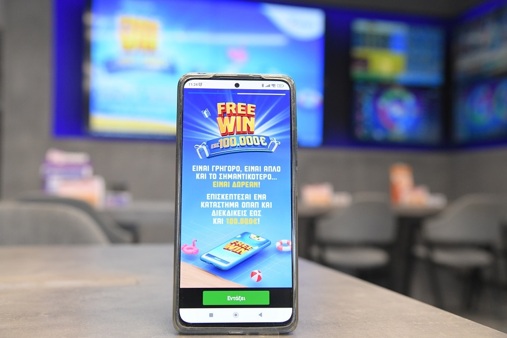 FREEWIN: Τυχερός σε κατάστημα ΟΠΑΠ της Νίκαιας κέρδισε 10.000 ευρώ