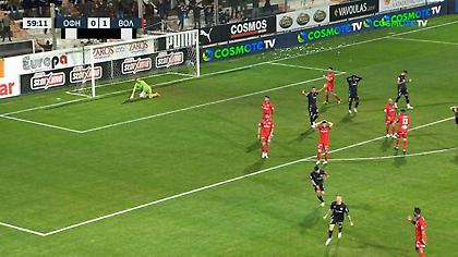 Ισοφάριση για τον ΟΦΗ με τρομερό βολέ του Θοράρινσον!