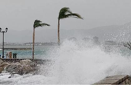 Έκτακτο Δελτίο Επικίνδυνων Καιρικών Φαινομένων: Άνεμοι μέχρι και 10 Μποφόρ
