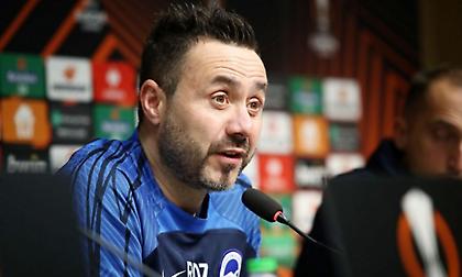 Ντε Τσέρμπι: «Είναι τιμή μας που θα παίξουμε σε αυτό το γήπεδο - Ξέρουμε πως είναι δύσκολο, η ΑΕΚ είναι πολύ καλή ομάδα»