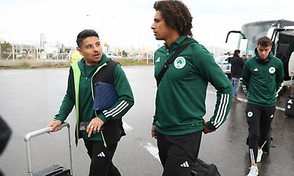 Τα «κλικς» από την αναχώρηση του Παναθηναϊκού για την Ισπανία ενόψει Βιγιαρεάλ