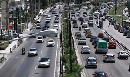 Κίνηση αυτήν την ώρα σε αρκετούς κεντρικούς δρόμους του λεκανοπεδίου