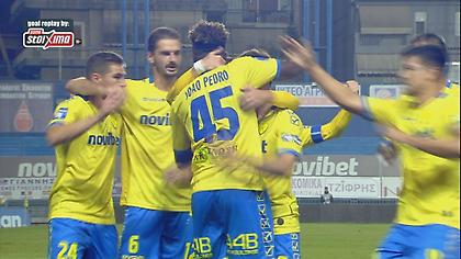 Προβάδισμα για τον Παναιτωλικό με το πέναλτι του Ζοάο Πέδρο