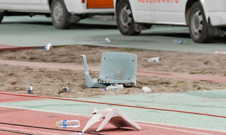 Βόλος-Ολυμπιακός: Οι ζημιές που προκλήθηκαν από τα επεισόδιο στο Πανθεσσαλικό