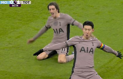 Εναλλαγή συναισθημάτων για τον Σον: Άνοιξε το σκορ στο ντέρμπι με τη Σίτι και πέτυχε το αυτογκόλ της Τότεναμ!