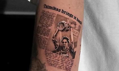 Έκανε τατουάζ αφιερωμένο στη μεγαλύτερη στιγμή του με τη φανέλα της Λίβερπουλ ο Τσιμίκας!
