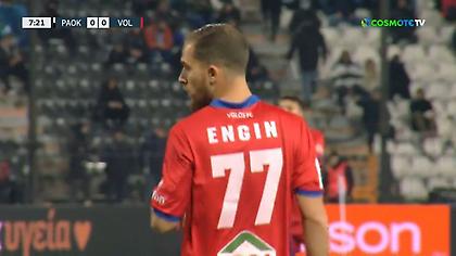 Αιφνιδίασε τον ΠΑΟΚ αλλά... συνελήφθη σε θέση οφσάιντ ο Ενγκίν