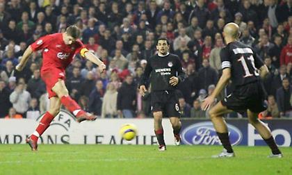 Σαν σήμερα η απίθανη γκολάρα του Τζέραρντ στο «Άνφιλντ» απέναντι στον Ολυμπιακό!