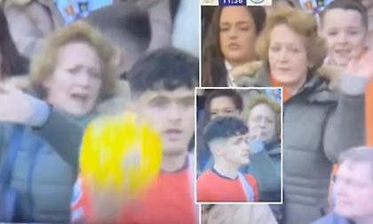 Επικό: Γυναίκα δίνει οδηγίες στους παίκτες της Λούτον από την εξέδρα και εκνευρίζεται που δεν την ακούν!