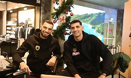 Τα είπαν στο αεροδρόμιο τα αδέρφια Μήτογλου πριν τις πτήσεις Παναθηναϊκού AKTOR και ΑΕΚ