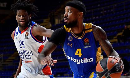 Έβαλε τέλος στο νικηφόρο σερί της ελλιπούς Εφές με πρωταγωνιστή Μπράουν η Μακάμπι Τελ Αβίβ