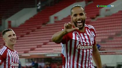 Το γλυκό άγγιγμα του Ελ Αραμπί για το 5-2 του Ολυμπιακού