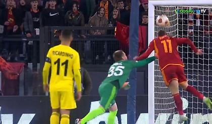 Προηγείται από ημίχρονο με Λουκάκου, Μπελότι η Ρόμα