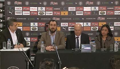 Live streaming: Η παρουσίαση του Πέπε Μελ από τον ΟΦΗ