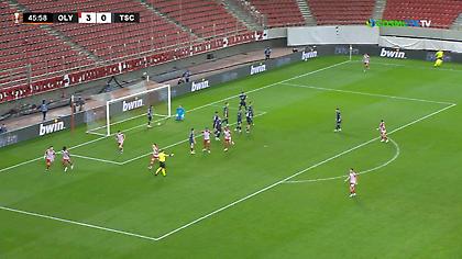 Τέταρτο τέρμα για τον Ολυμπιακό με αυτογκόλ, άμεση απάντηση από την Μπάτσκα Τόπολα