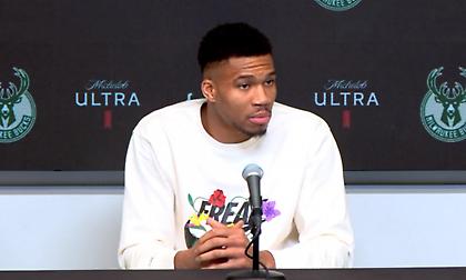 Αντετοκούνμπο: «Δεν πίστευα ότι θα βάλω 64-Ήθελα την μπάλα, δεν έχω ούτε αυτή από το πρωτάθλημα»