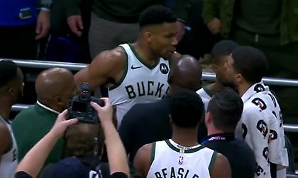 Αντετοκούνμπο στον Χαλιμπέρτον: «Πήγαινε να μου φέρεις την γαμ@@@νη την μπάλα»