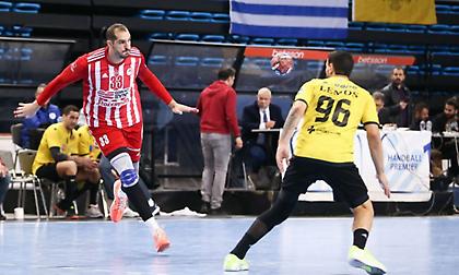 Έβαψε ερυθρόλευκο το μεγάλο ντέρμπι της Handball Premier κόντρα στην ΑΕΚ ο Ολυμπιακός!