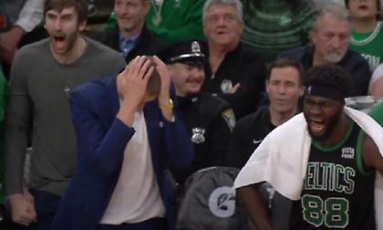 NBA: Τραβούσε τα μαλλιά του ο Πορζίνγκις με το κάρφωμα του Μπράουν στο Νο.1 του Top 10!