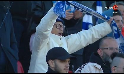 Η γιαγιά φίλαθλος του Ηρακλή που έκλεψε τις εντυπώσεις στη Χαλάστρα!