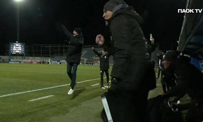 Πιο χαρούμενος από ποτέ ο Λουτσέσκου: Η παρακάμερα του Αστέρας-ΠΑΟΚ