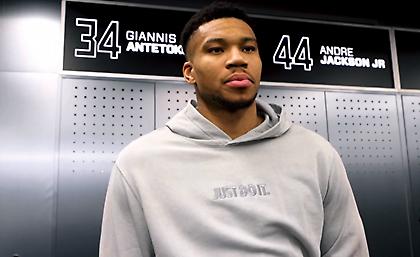 Αντετοκούνμπο: «Κανείς δεν περίμενε ένα κοκκαλιάρικο παιδί από την Ελλάδα να ξεπεράσει τον Τζαμπάρ»