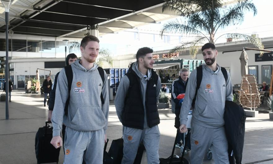 Παναθηναϊκός: Έφτασε στη Γαλλία - Φωτογραφίες από την άφιξη