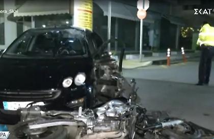 Ένας 27χρονος νεκρός και ένας σοβαρά τραυματίας σε τροχαίο τα ξημερώματα στο Ίλιον