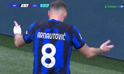 Απίστευτη χαμένη φάση του Αρναούτοβιτς - Απόρησε και ο ίδιος με τον εαυτό του!