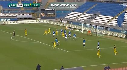 Φοβερό σουτ του Μπερναμπέ στις… αράχνες για το προβάδισμα της Πάρμα