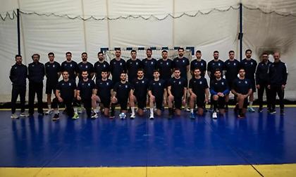 Η αποστολή της Εθνικής χάντμπολ ανδρών για το «Κύπελλο Καρπαθίων»