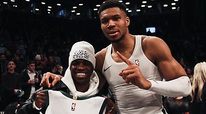 Είδε από κοντά τους Μπακς ο Βινίσιους, το δώρο που του έκανε ο Γιάννης