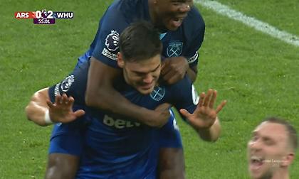 Ο Μαυροπάνος σκόραρε κατά της Άρσεναλ το πρώτο του γκολ στην Αγγλία και δεν το πανηγύρισε!